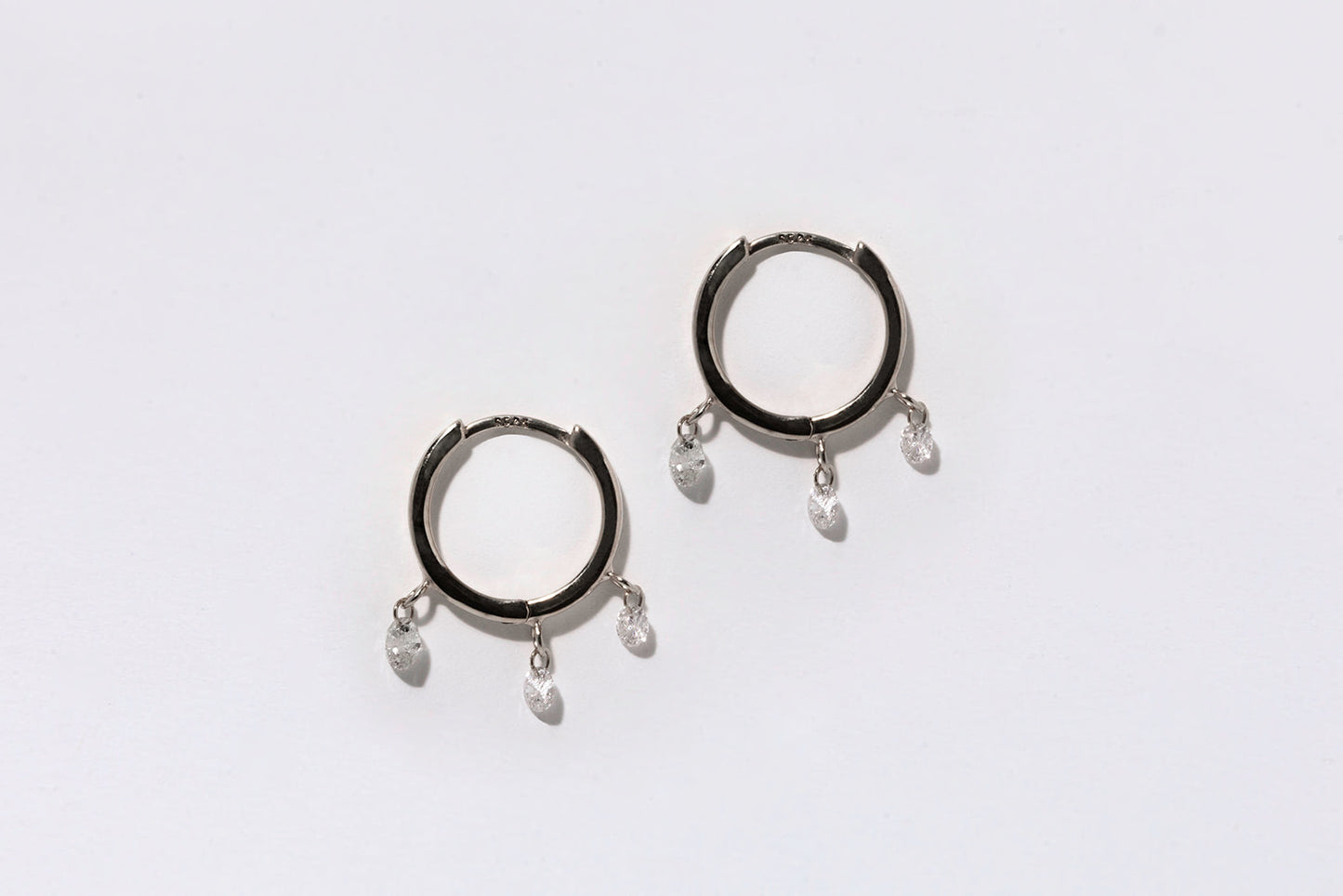 Debris Dangle Hoops
