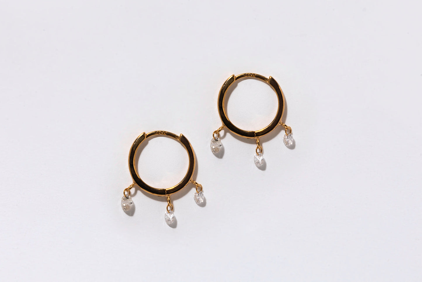 Dewdrop Hoops
