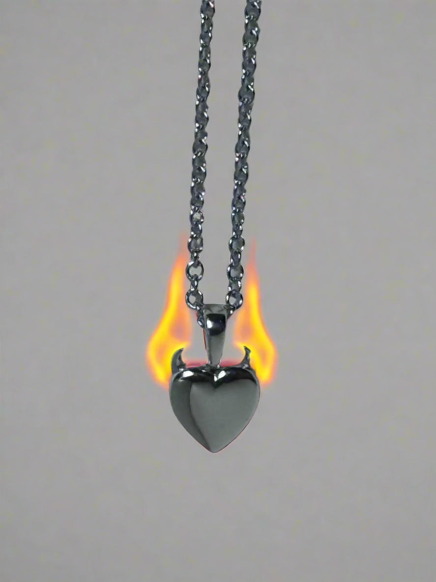 Devil Heart Necklace