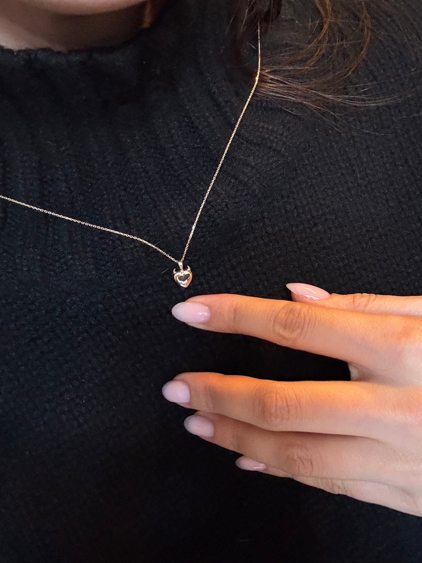 Devil Heart Necklace
