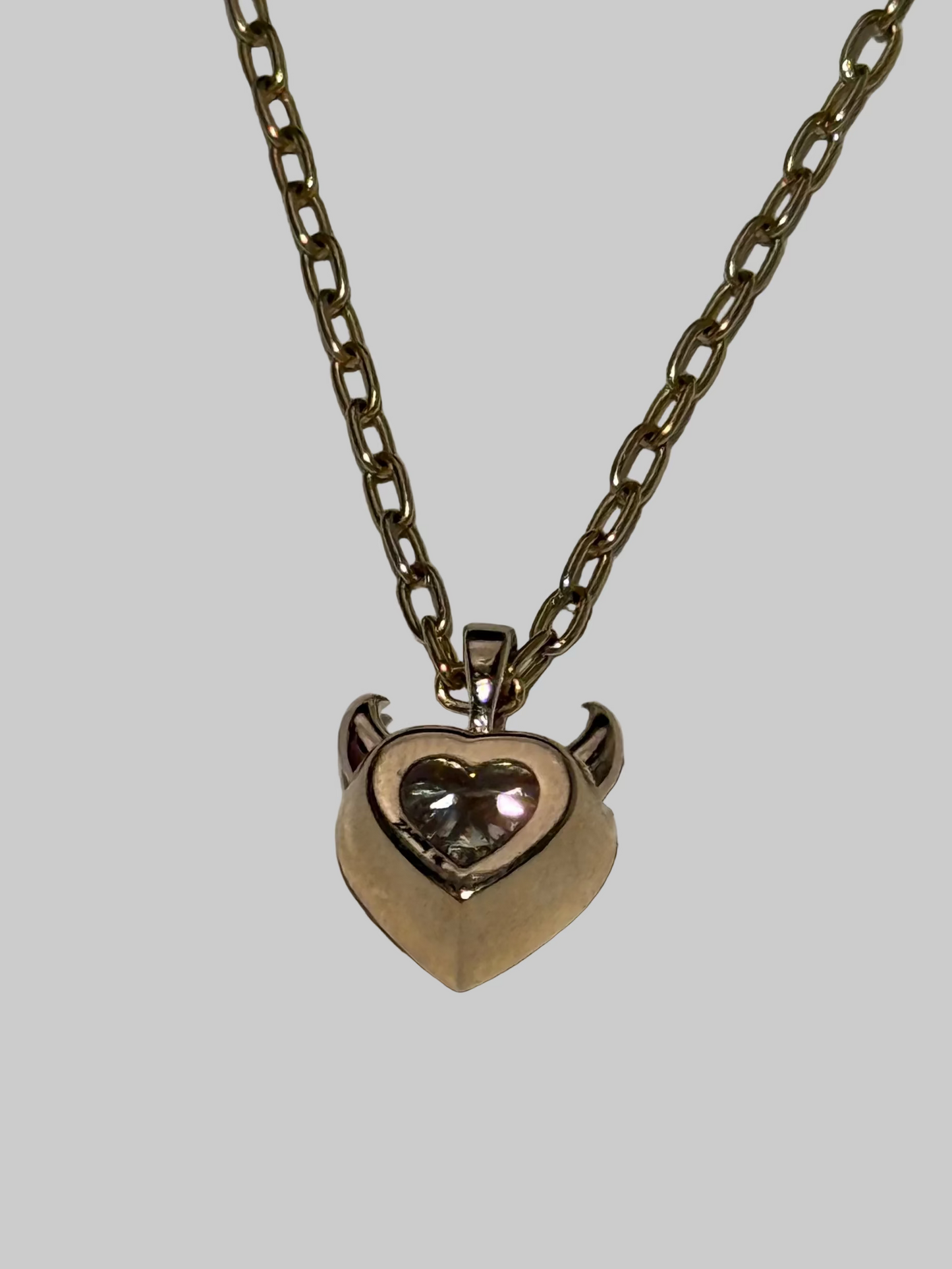 Large Devil Heart Pendant