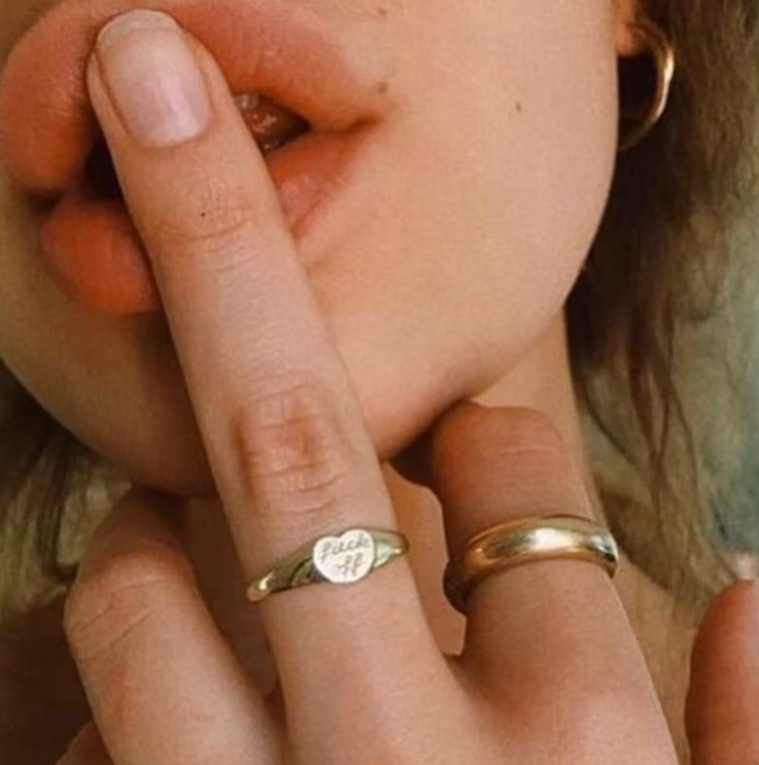 Fuck Off Signet Ring