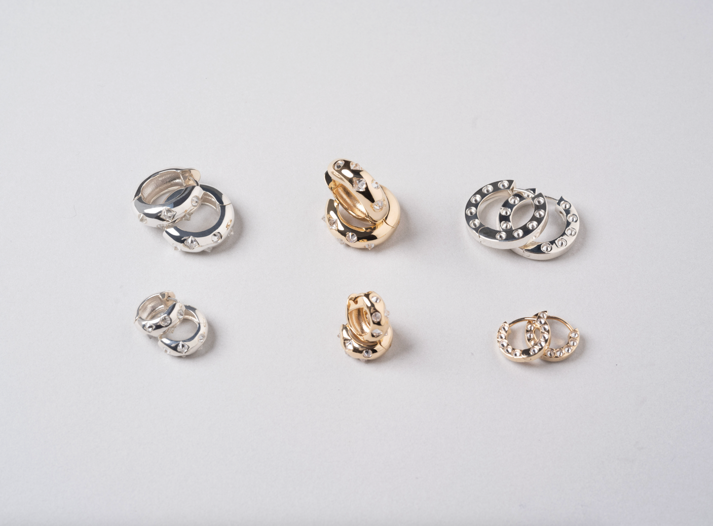 Spike Hoops, 14k