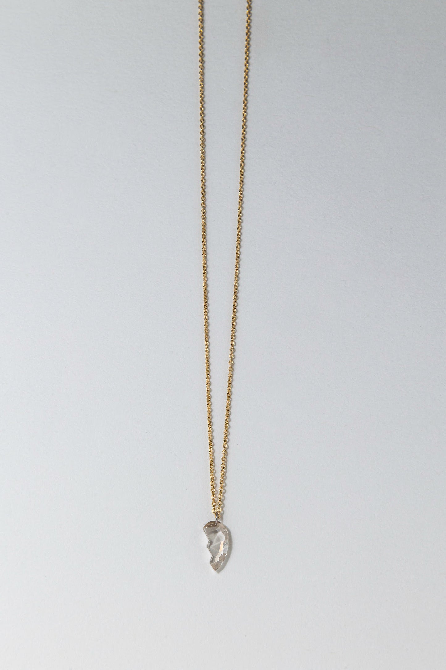 ONE OF A KIND - Diamond Broken Heart BFF Necklace