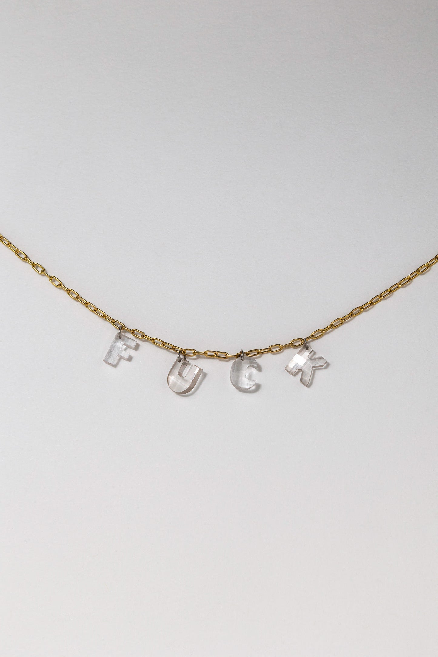 Diamond Letter Necklace