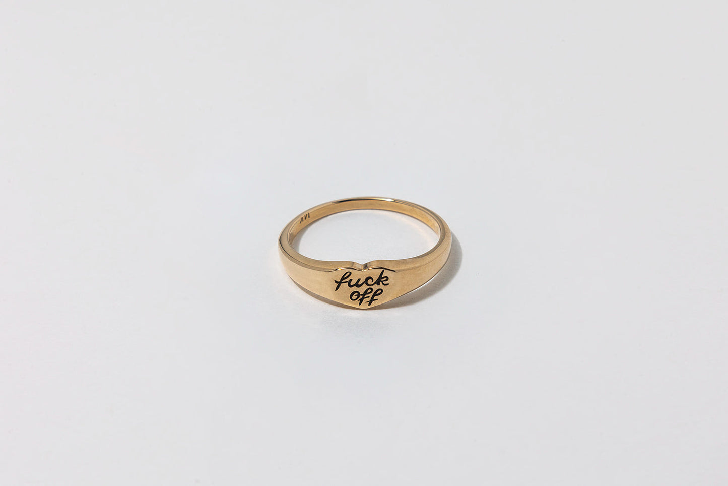 Fuck Off Signet Ring