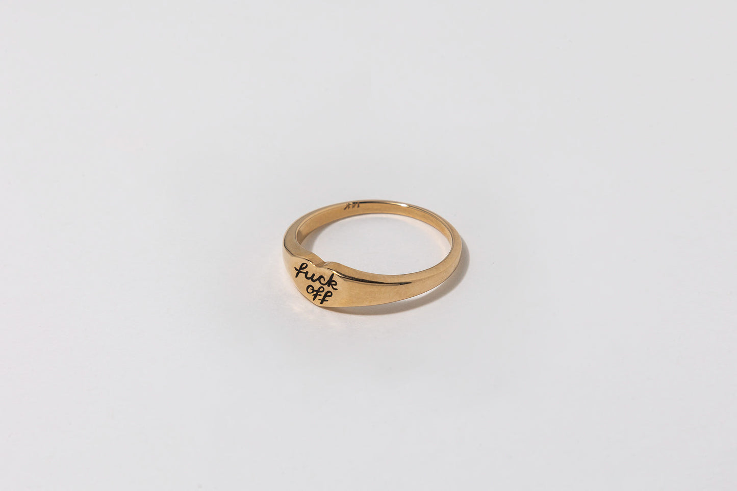 Fuck Off Signet Ring
