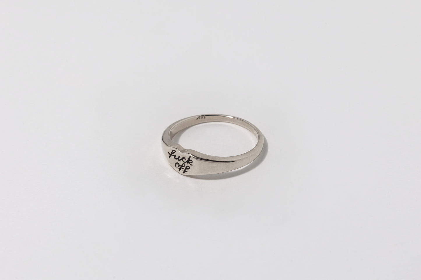 Fuck Off Signet Ring