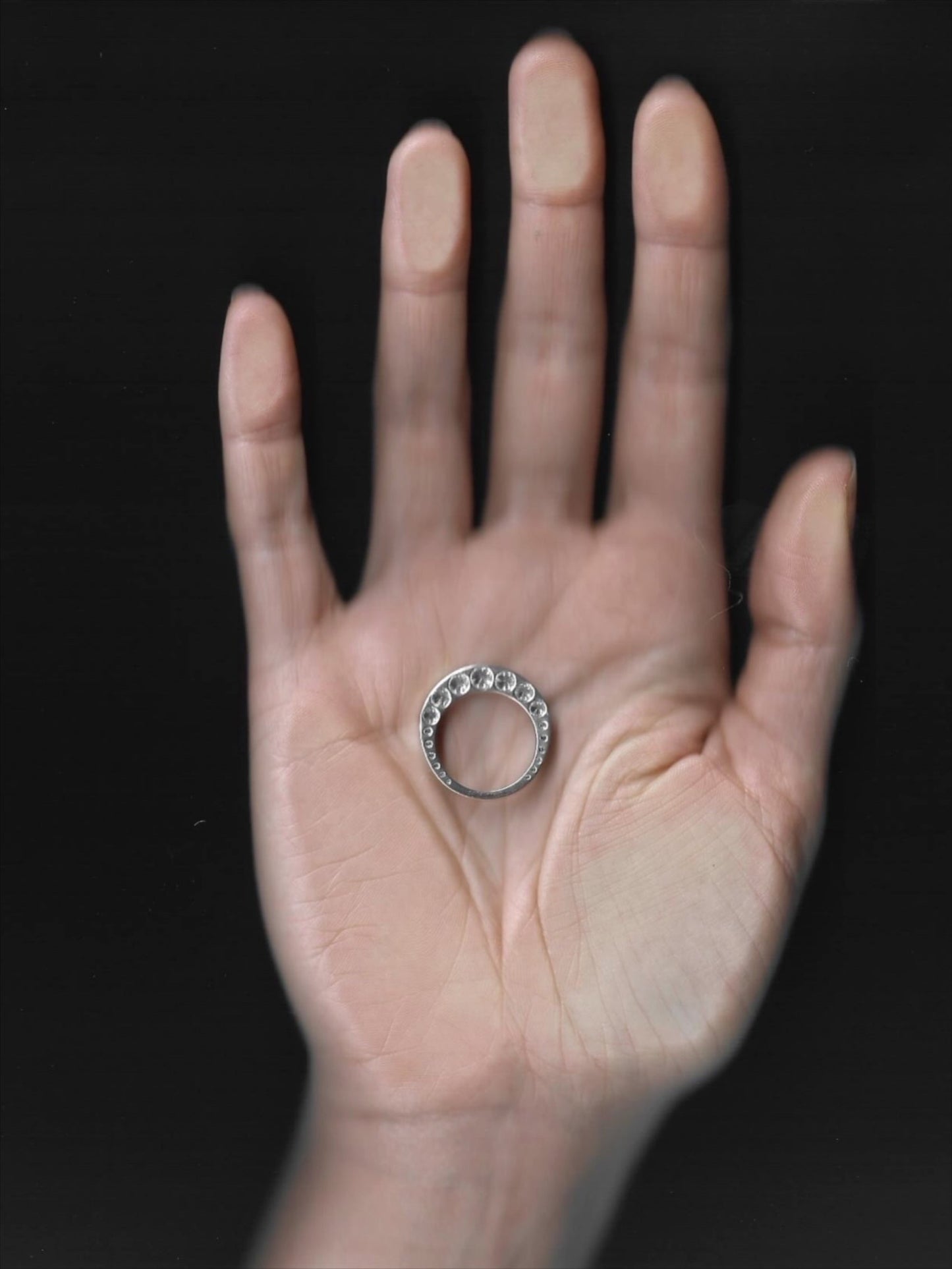 Spike Band, Sterling Silver