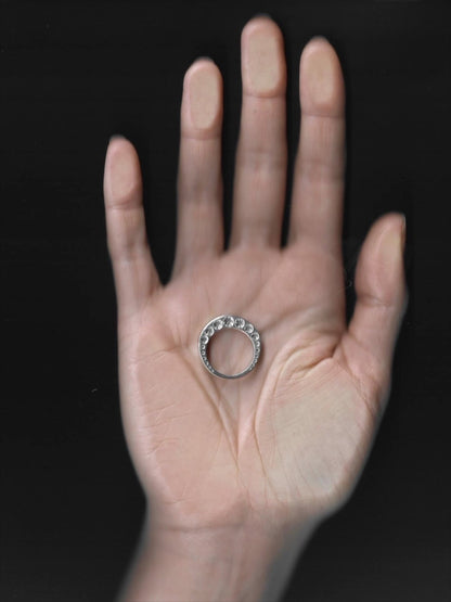 Spike Band, Sterling Silver