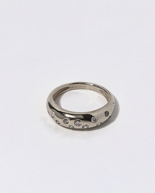 DEWDROP RING, STERLING SILVER