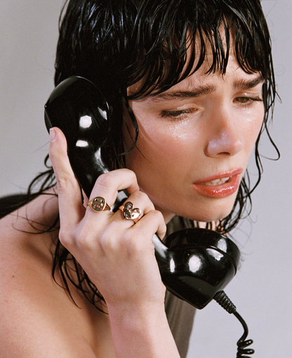 Sad Signet, STERLING SILVER