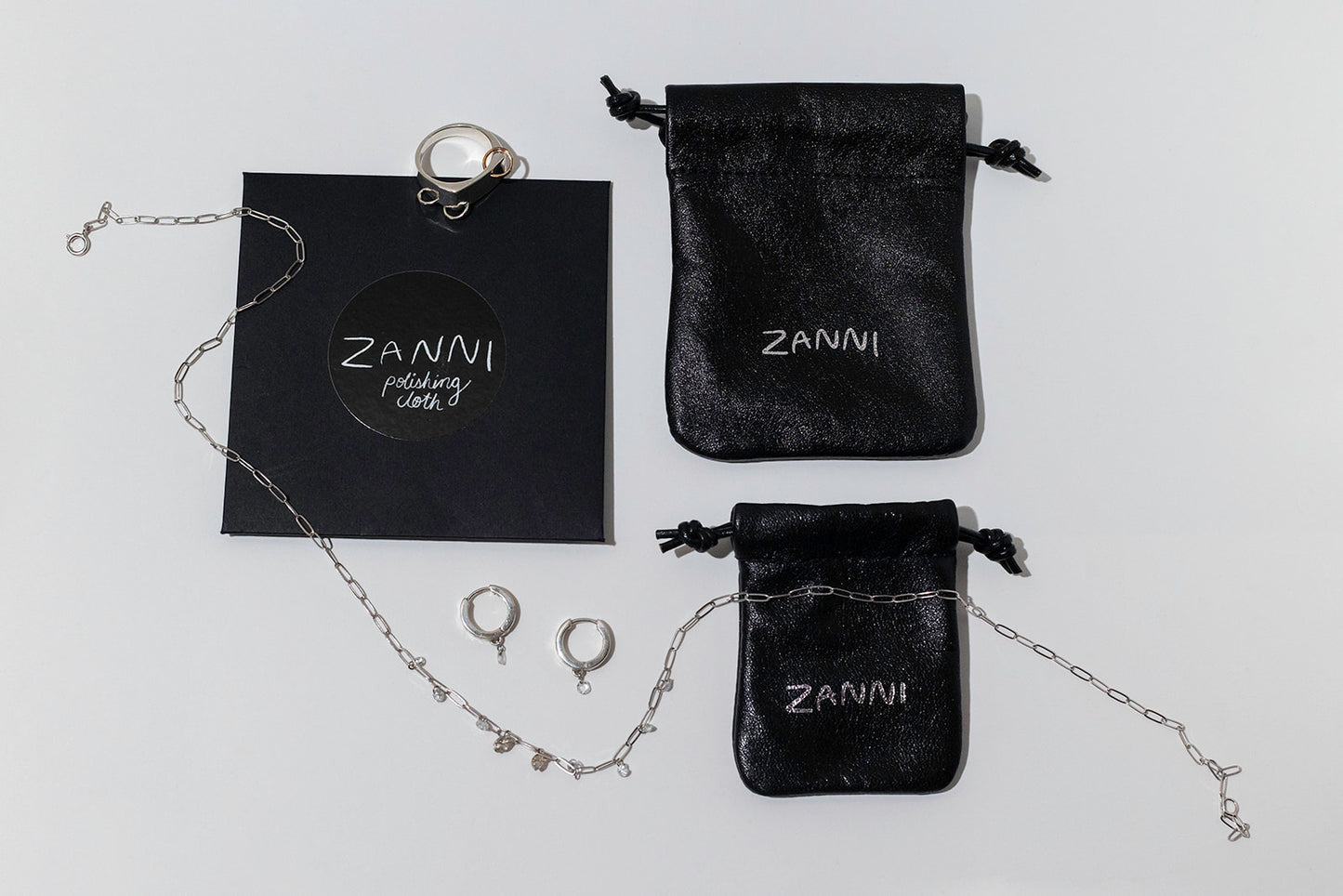 Luxe Leather Jewelry Pouch