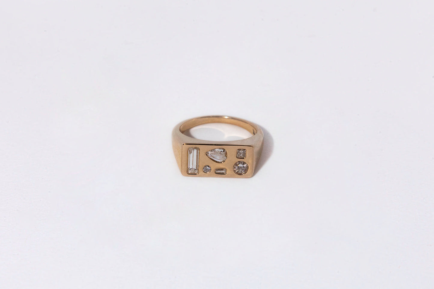 Debris Signet, 14K
