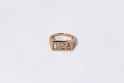 Debris Signet, 14K