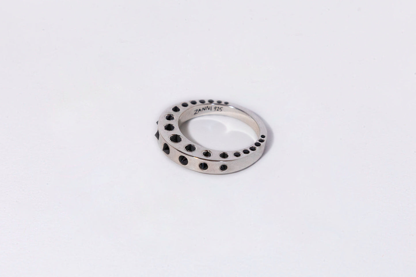 Mega Spike Band, Sterling Silver