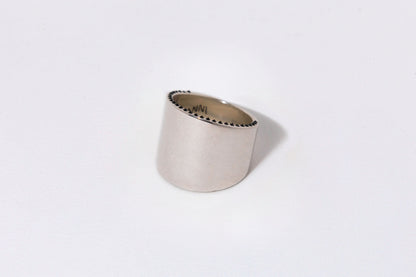 Spike Cigar Band, Sterling Silver