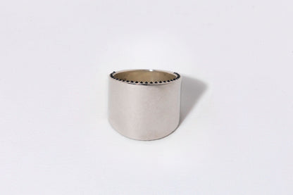 Spike Cigar Band, Sterling Silver