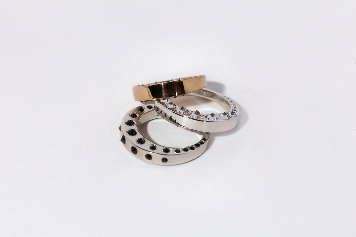 Mega Spike Band, Sterling Silver