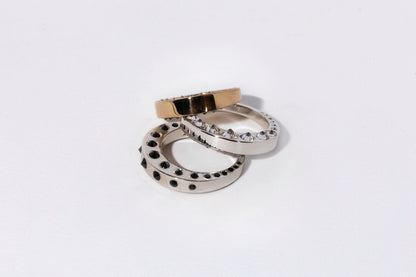 Mega Spike Band, Sterling Silver
