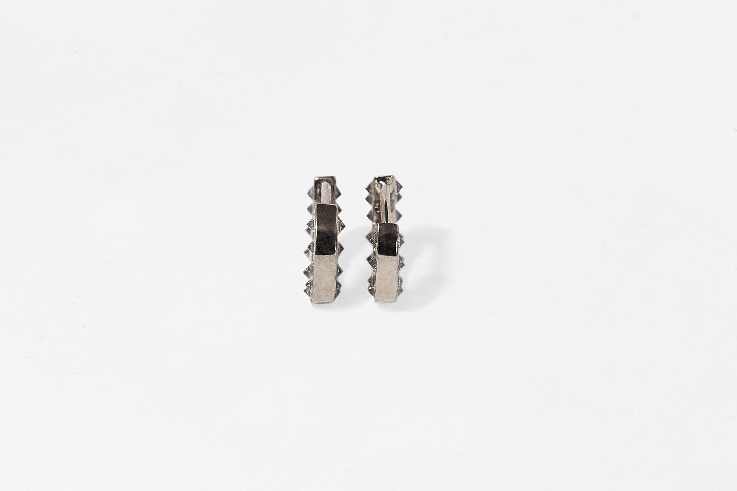 Spike Huggies, Sterling Silver