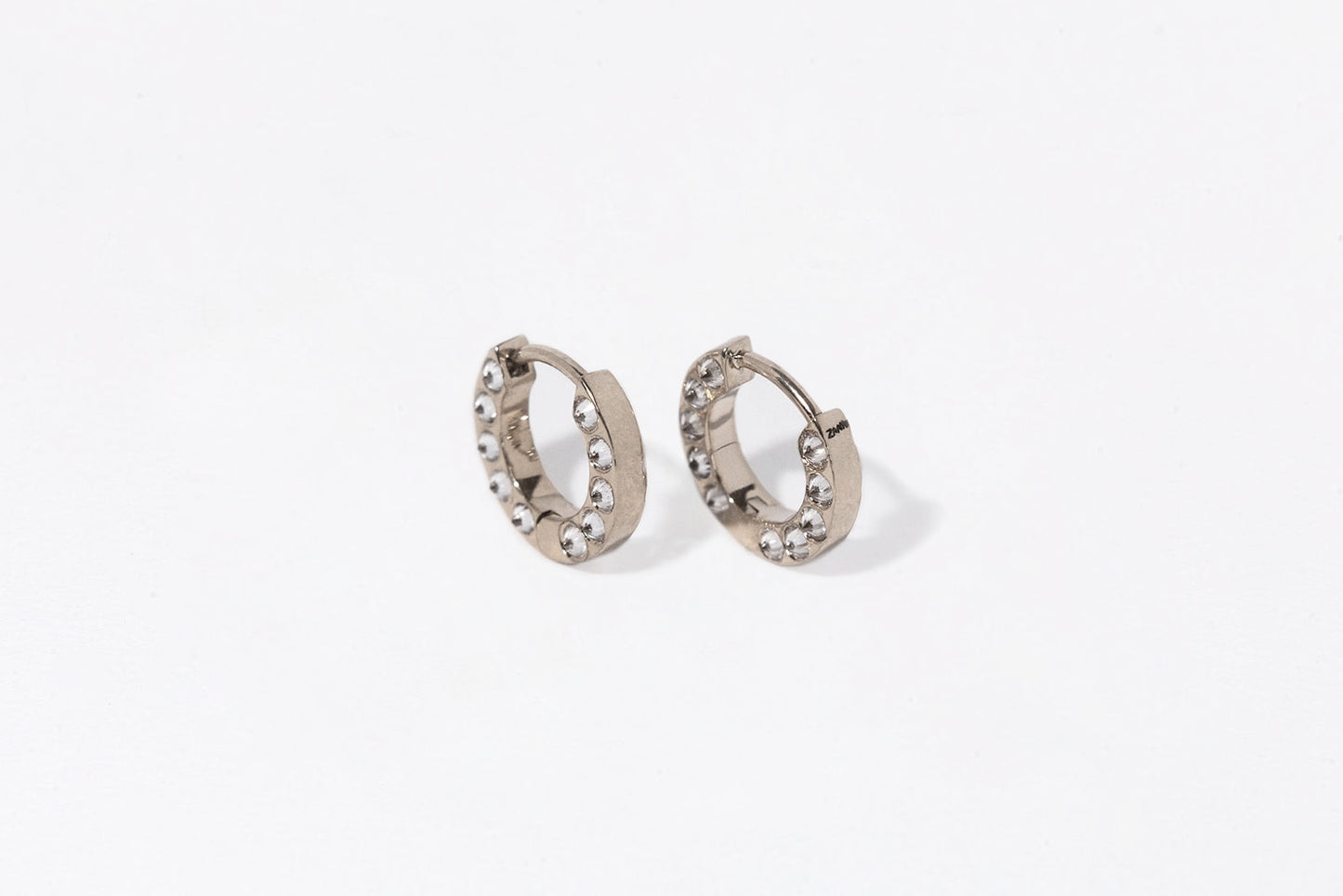 Spike Huggies, Sterling Silver
