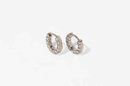 Spike Huggies, Sterling Silver