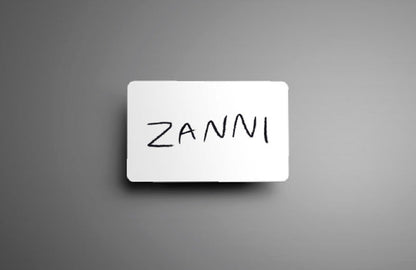 Zanni gift card