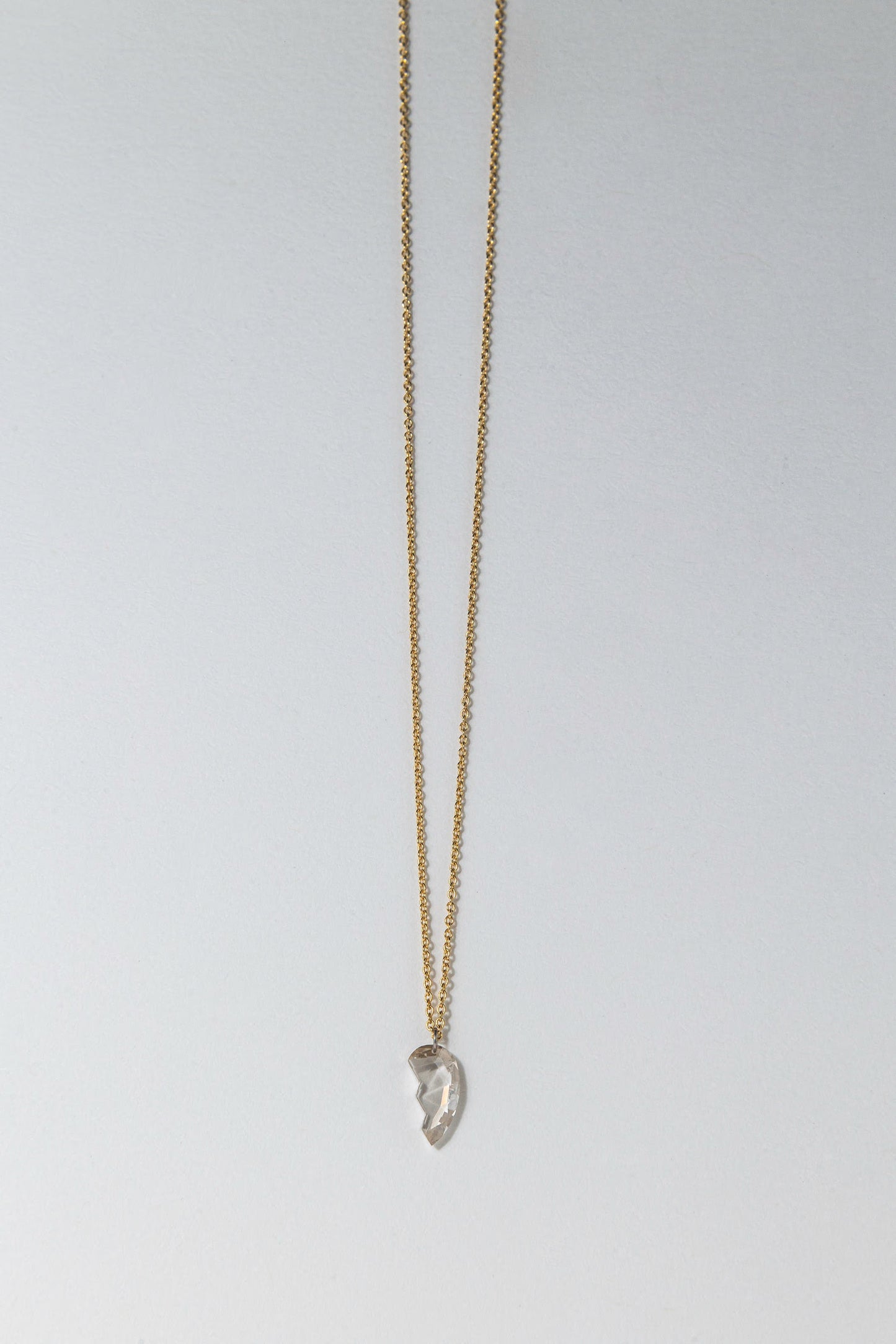 Broken Heart Diamond Necklace (Set of two)