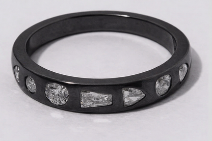DEBRIS BAND, Sterling Silver